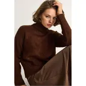 Bianco Lucci Pull-over chocolat