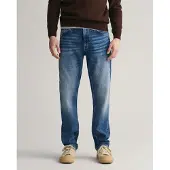 Gant pour homme. 1000260 Jean slim bleu (36/32), Casuel, Coton, Denim