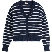 Levi's Cardigan bleu marine / blanc