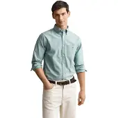 Gant Oxford Regular Fit Long Sleeve Shirt Vert S Homme