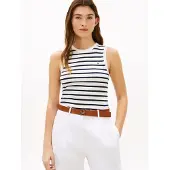 Tommy Hilfiger Cody Sleeveless T-shirt Blanc XL Femme