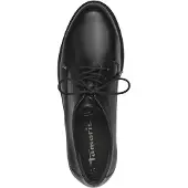 Tamaris chaussures basses à lacets en noir, taille 36