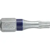 Ks Tools 1/4" TORSIONpower Bit Torx 25 mm TB20 avec alésage - 918.3615