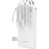 Dudao K11 Pro 20000 mAh Powerbank avec câbles intégrés - Blanc