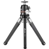 Leofoto Tripode Mini MT-02 + MBH-19 (Métal), Trépied, Noir