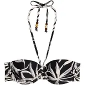 Marc O'Polo Hauts de bikini ' Abstract Floral ' noir / blanc