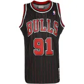 Mitchell & ness T-Shirt 'NBA Chicago Bulls Swingman Dennis Rodman' rouge / noir / blanc