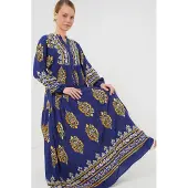 Bigdart Robe marine / jaune / blanc