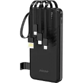 Dudao K11 Pro 20000 mAh Powerbank avec câbles intégrés - Noir
