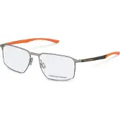 Porsche Design P8772 Square Glasses Gris 140/56 mm Homme
