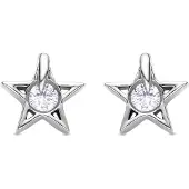 Luxenter Boucles d'oreilles 'Faria' blanc