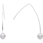 Luxenter Boucles d'oreilles 'Gesis' blanc perle