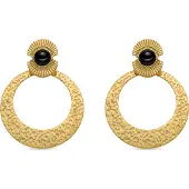 Luxenter Boucles d'oreilles 'Noraf' noir