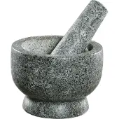 Cilio Mortier et pilon Mortier et pilon en granit, Mortier, Gris
