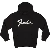 Fender "L" Logo Date Back Hoodie Noir