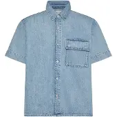 Calvin Klein Lv04rf906g Short Sleeve Shirt Bleu M Homme
