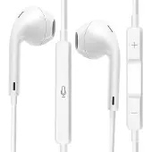 Avizar Mayaxess, écouteurs filaires USB-C avec micro pour Galaxy S25, blanc
