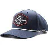 Surf Monkey Casquette de sport 'Baseballkappe mit Kordel' bleu marine