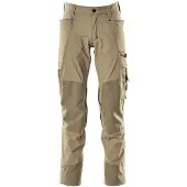 Mascot Knee Pad Pockets Advanced 17179 Big Pants Beige 47 / 32 Homme