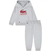 Lacoste Kids French Terry Long Sleeve Set Gris 7 Years Garçon