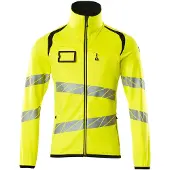 Mascot Accelerate Safe 19103 Full Zip Sweatshirt Jaune S Homme