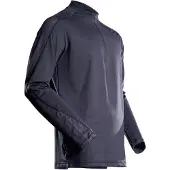 Mascot Customized 22681 Half Zip Long Sleeve T-shirt Noir 5XL Homme