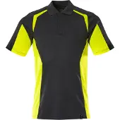 Mascot Polo Noir/Jaune vif, taille XL 22083-771-0917