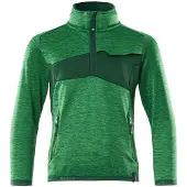 Mascot Accelerate 18903 Half Zip Sweatshirt Vert 104 cm Garçon