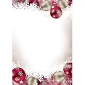 Sigel Papier à motifs de Noël Sigel DP041 gelé DIN A4 90 g-m² multicolore 100 feuille