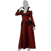 Atosa Vamp Girl Costume Rouge 3-4 Years Enfants