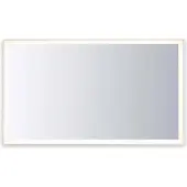 Duravit L-Cube Miroirs avec éclairage, angulaires, 1200x700x67mm, blanc aluminium mat, LC7383018180100