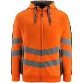 Mascot Safe Supreme 50138 Full Zip Sweatshirt Orange XL