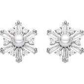 Luxenter Boucles d'oreilles 'Leth' blanc perle