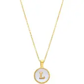 Luxenter Chaîne 'Alphabet' blanc