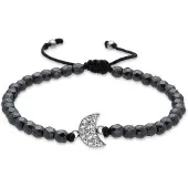 Luxenter Bracelet en argent sterling 925 et zircone brillante avec finition en rhodium - Duver