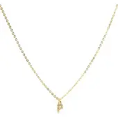 Luxenter Collier Alphabet Luxenter Finition Or 18k