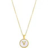 Luxenter Chaîne 'Alphabet' blanc