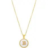 Luxenter Chaîne 'Alphabet' blanc