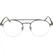 WEB EYEWEAR Lunettes de vue homme - - Titane - 51/20/145 - Matte Gunmetal - Montures cerclées - Style casual - Ronde
