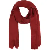 Profuomo Écharpe Laine Tissée Rouge