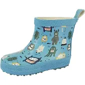 Beck Bottes en caoutchouc bleu marine / azur / gris / gris foncé