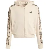 Adidas Veste de survêtement 'SEASONALS ANIMAL FULL ZIP' beige / taupe / noir