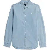 G-Star Clean Slim Fit Long Sleeve Shirt Bleu M Homme