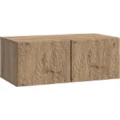 vidaXL Meuble TV mural 98 x 31 cm, chêne Artisan
