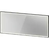 Duravit L-Cube Miroirs avec éclairage, angulaires, 1600x700x67mm, graphite aluminium mat, LC7385049490100