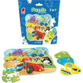 Roter Käfer Puzzle dans pochette stand-up "2 en 1. Cars" RK1140-03