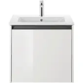 Duravit ME by Starck lavabo pour meuble, avec trop-plein, 1 trou pour robinetterie, avec plage de robinetterie, 630mm, 2336630000