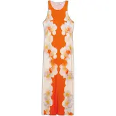 Desigual Robe jaune / orange / blanc