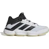 Adidas Court Stabil, chaussures d'intérieur pour hommes, couleur blanche, taille 41 1/3