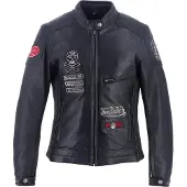 Von Dutch X Helstons Pretty Blouson en cuir de moto pour femmes Taille